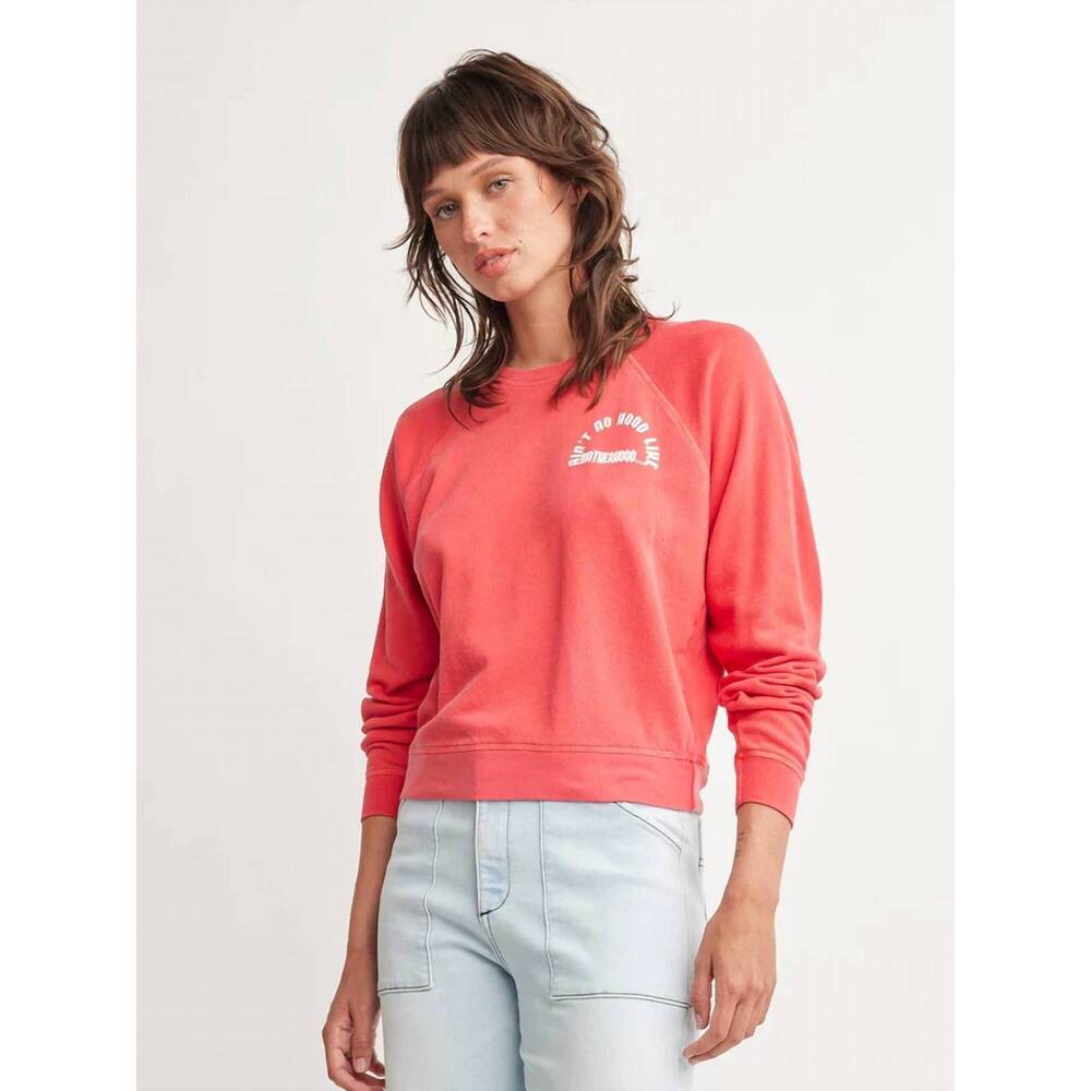 NEW SELF CONTRAST mackinley sweatshirt in red